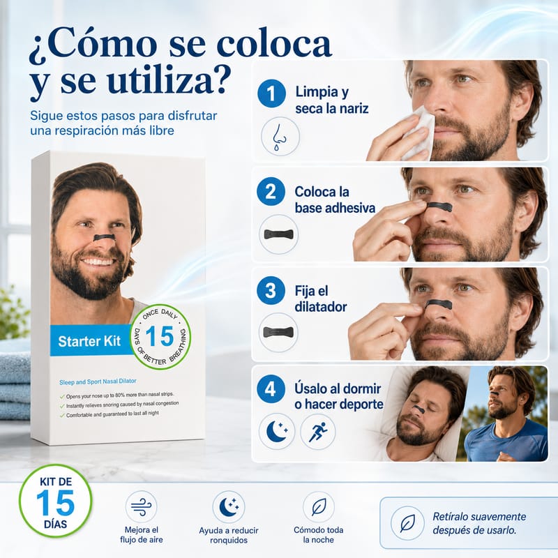 "Respira Mejor — Dilatador Nasal"