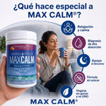 MAX CALM® Bebida Relajante de Magnesio, reduce el cortisol