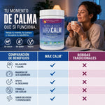 MAX CALM® Bebida Relajante de Magnesio, reduce el cortisol