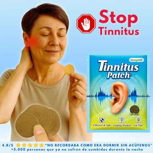 PARCHES HERBALES PARA ZUMBIDO DE OÍDO – TINICALM™ 2x1+ Envío Gratis